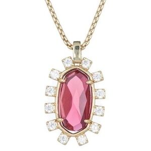 ▶️ KENDRA SCOTT ◀️ Brett Pendant Necklace Berry NEW
